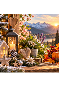 Saisonale Wohnaccessoires & Alpenflair