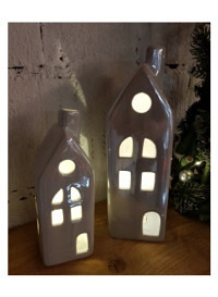 Keramikhaus mit LED