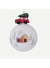 Weihnachtskugel Kido mit Haus & Auto